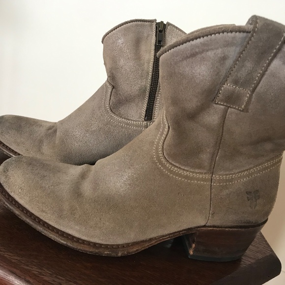 Frye Suede Cowboy Boots - Picture 5 of 6